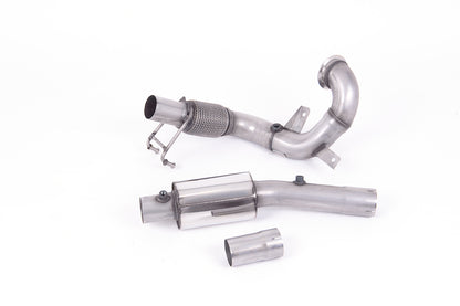 Milltek Sport Large-Bore Downpipe VW Polo AW GTI 2.0TSI (GPF Equipped Models Only)