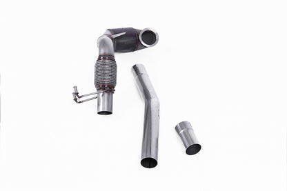 Milltek Sport Large-Bore Downpipe VW Polo AW GTI 2.0TSI 2018-2019 Non-GPF