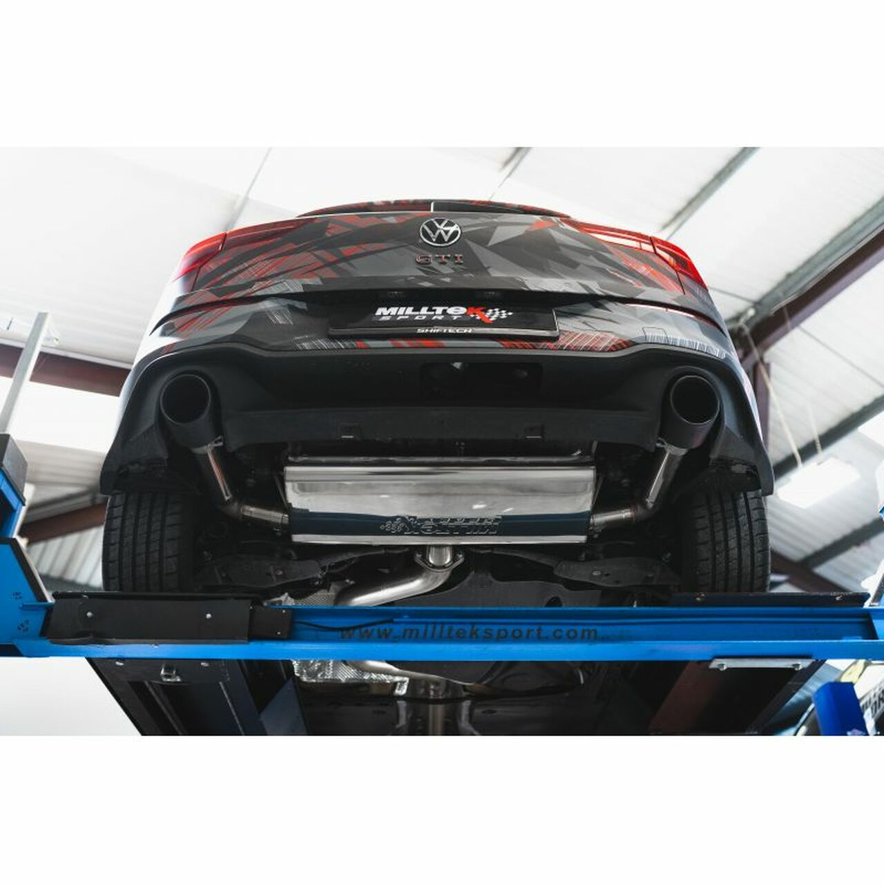 Milltek Sport Non-Resonated Cat-Back For VW Golf MK8 GTI & Clubsport 2.0 TSI