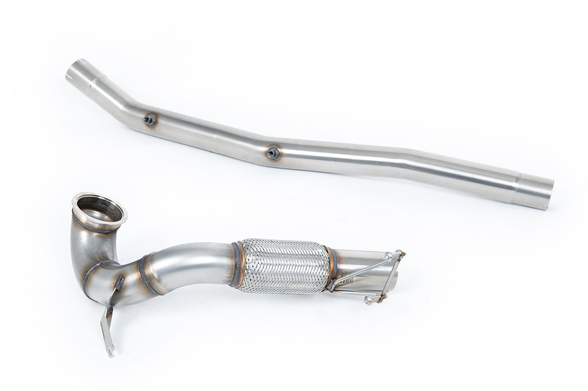Milltek Sport Downpipe mit großer Bohrung für VW Tiguan R, T-Roc R 2.0TSI 2021+