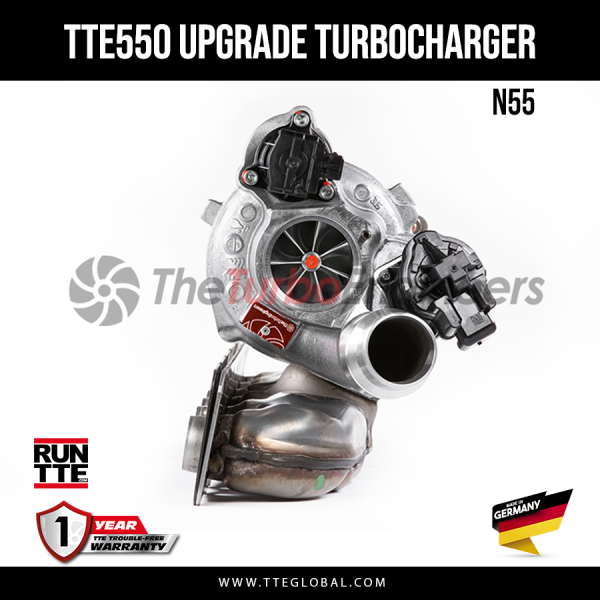 TTE550 N55 Upgrade-turbocompressor BMW M135i, M235i, M2, 335i, 435i F20/F30/F87 и др.