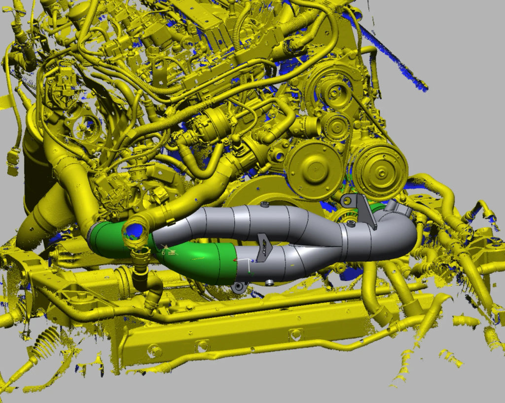 JDY Titanium Ladeluftrohr BMW G8X S58 M2, M3, M4