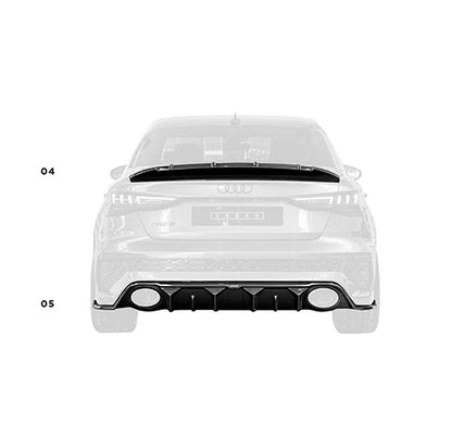 Urban Automotive Carbon Spoiler Lip Audi RS3 8Y Saloon