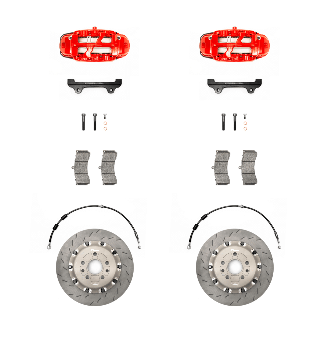 Kit gros frein RacingLine 380mm 6 pistons MQB Golf MK7, Leon 5F, A3 8V, TT 8S etc. 