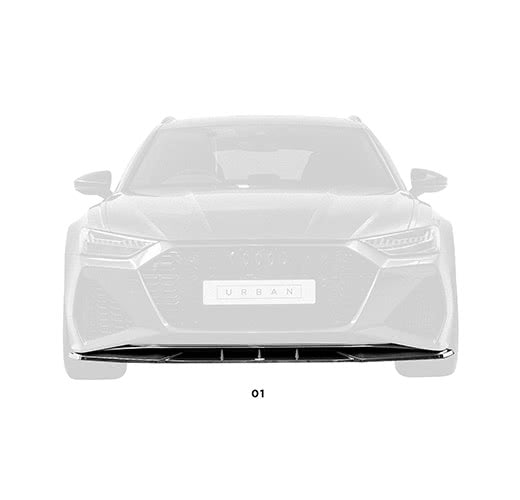 Urban Automotive Carbon Front Splitter Audi RS6 C8