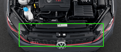 Déflecteur d'air série HF VW Golf MK7, Leon 5F, A3 8V, TT 8S tous modèles