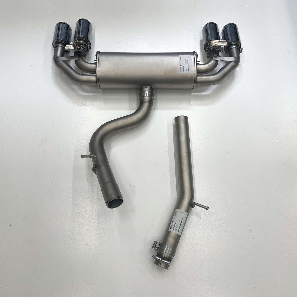 REMUS Catback Incl. Centre Pipe Quad Chrome Tips VW Golf MK7 R