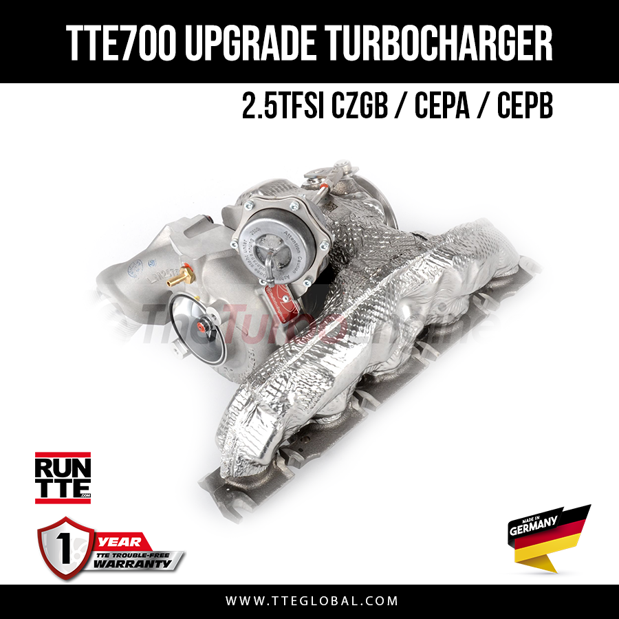 TTE700 2.5TFSI Upgrade Turbocharger CZGB/CEPA/CEPB Audi TTRS 8J, RS3 8P, 8V.1, RSQ3