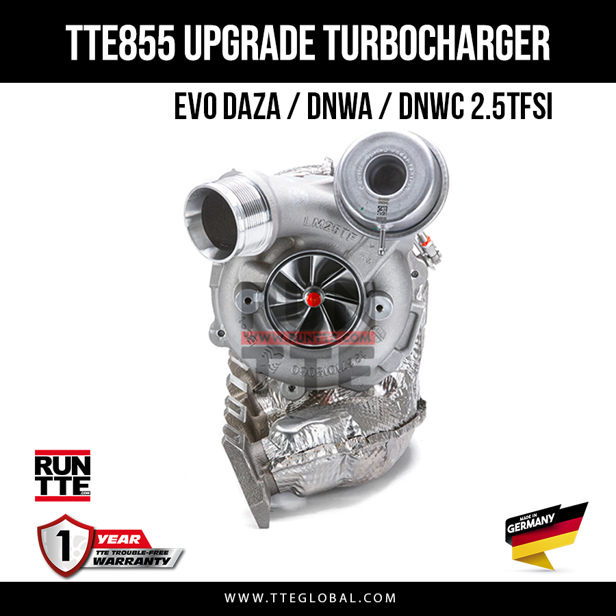 Turbocompressor de Atualização TTE855 EVO 2.5TFSI DAZA / DNWA Audi RS3 8V.2 & TTRS 8S