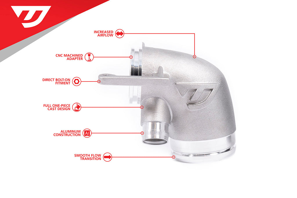 Unitronic turbo vhodni koleno MQB VW Golf MK7 GTI/R, Audi A3/S3 8V, TT, Seat Leon 5F Cupra itd.