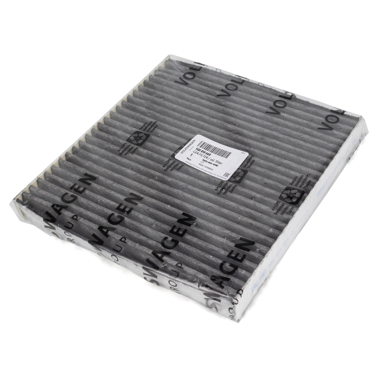 OEM Interieurfilter - VW Golf, Tiguan, Audi A3, Q3, TT, Seat Leon, Formentor, Skoda Octavia etc.